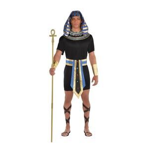 Amscan Egyptian Pharaoh Halloween Costume, Adult Standard Size Fits Most